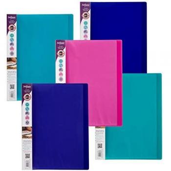 A4 Display Book 10 Pockets Assorted Colors