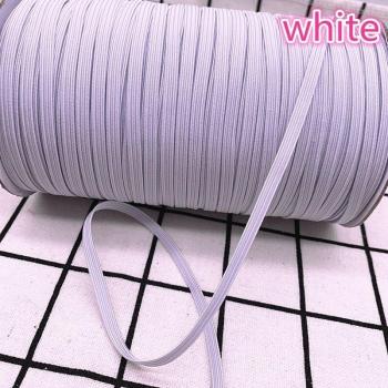 Elástico Blanco para Costura, Bandas de Alta Elasticidad, 5 Yardas