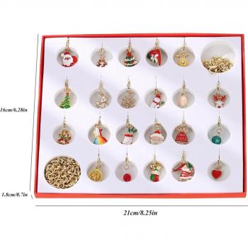Calendario de Adviento de Papá Noel con Cuentas para Manualidades