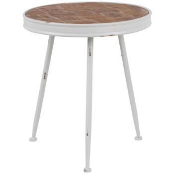 Tavolo Aggiuntivo Ø50 cm Invecchiato