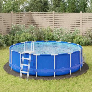 Protection terrasse/piscine – Bâche géotextile gris clair Ø428 cm (vidaXL)