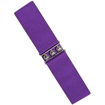 Women’s Enzo Purple Adjustable Belt, Size S
