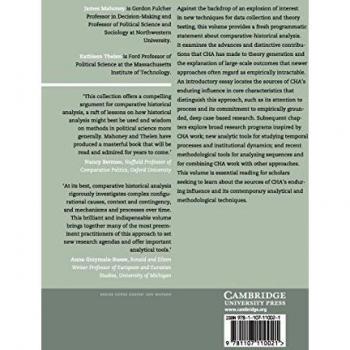 Ingles otros  advances in comparative-historical analysis hb  cambridge