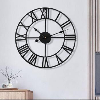 Grande Orologio Scheletro con Numeri Romani 40cm