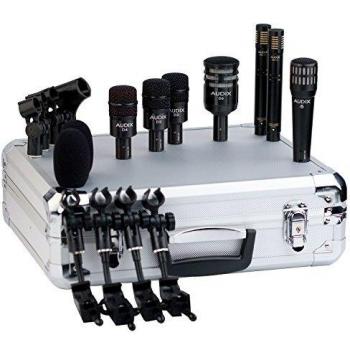 Audix DP7 Kit Profesional de Micrófonos para Batería con Abragras