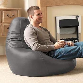 Canapé pouf gamer Gris Ardoise 90 × 73 cm