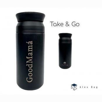 Roymart's Black 350ml Thermal Bottle/Thermos for Coffee or Tea: Good Mama
