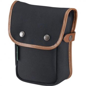 Black Canvas Delta Pocket by Billingham – Camera Bag with Tan Stitching