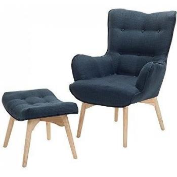Fauteuil Écarlate Noir Beliani