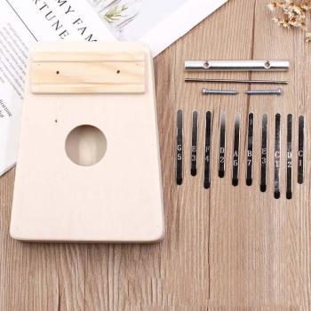 Piano de pulgar infantil, kit de Kalimba de 10 y 17 teclas