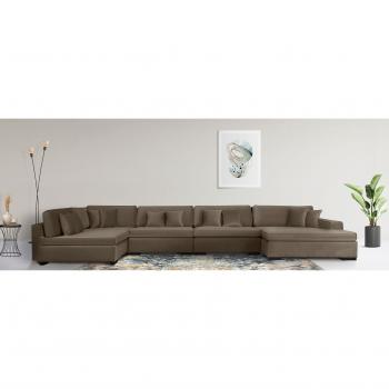 Skara U-Form Lounge-Sofa, 100% Polyester