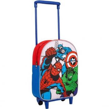 CERDÁ Mochila Infantil Trolley Escolar Avengers 10 x 22 x 29 cm