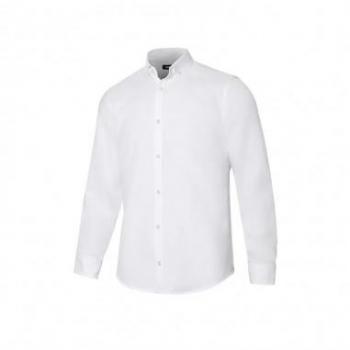 Camisa Oxford Velilla Manga Larga Hombre M Blanco (Repetida)