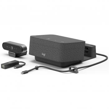 Logitech Logi Dock Focus Room kit Teams système de vidéoconférence personnalisé (991-000464)
