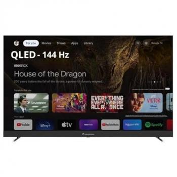 Téléviseur QLED 4K UHD 144Hz 65 (164 cm) Smart Google TV Wifi Bluetooth