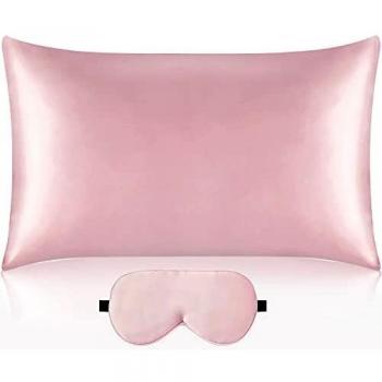 VesperSilk Mulberry Silk Pillowcase and Eye Mask Set