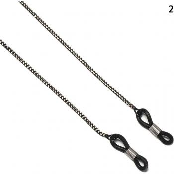 Black Metal Glasses Strap