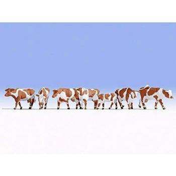 Noch Montbeliard Cow Collection – 1:87 Scale – NOC15726