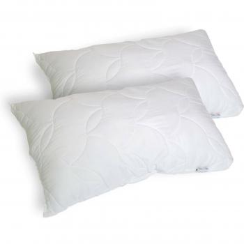 Set Guanciali Bianco Salvia 73x44h14cm Talamo
