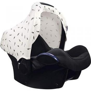 Dooky Hoody auvent de protection solaire design Black Feather