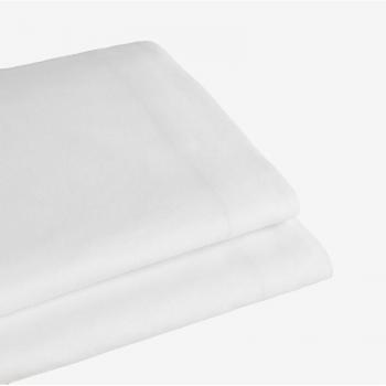 Drap simple percale de coton 180 fils, blanc – collection Lesia Sklum