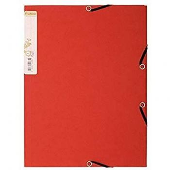 Exacompta Forever 3 Flap Folder A4 380gsm, Red, Pack of 25