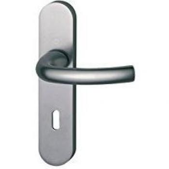 Poignée de porte aspect inoxydable