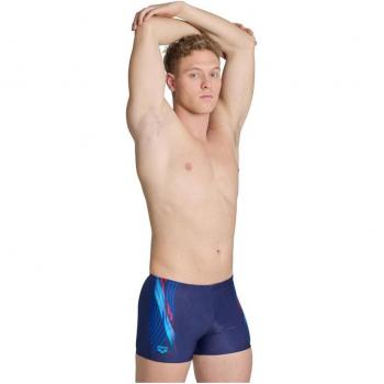 Bañador de hombre Arena Underwater azul rojo