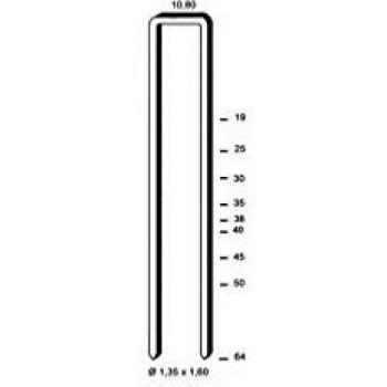 Klammern Type L 35 mm für Tacker, verzinkt (13900 Stück)