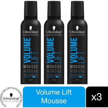 Schwarzkopf Professional Styling Volume Lift Hair Mousse, 48 hours extra strong hold, 250ml