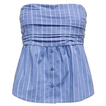 Top Senza Maniche ONLY Esie Blu
