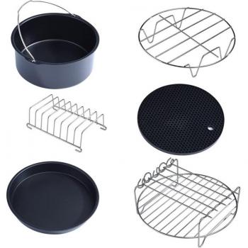 Cozyna Air Fryer 6-Piece Accessory Set for 4.0QT, 4.5QT, 5.6QT