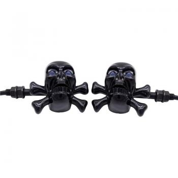 Kit de Luces LED Calavera Cromado – Moto Cruiser/Chopper