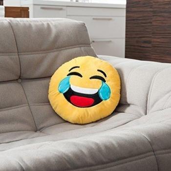 Cojín Emoticono Carcajada Sonriente