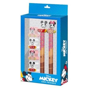 Pack Disney Mickey & Minnie Stylos Gel + Crayon Eternel + Gommes 3D – Unique