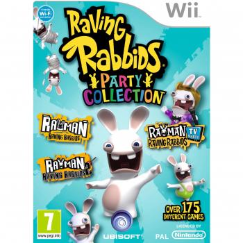 Raving Rabbids Party Collection & Travel in Time (Nintendo Wii) Games Bundle
