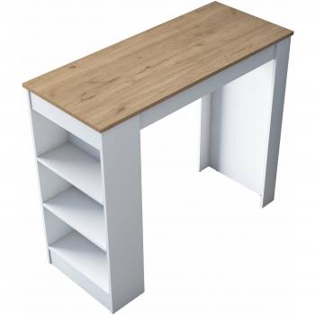 Consolle à manger fixe Dpanucc – Dmora, effet bois beige 120x50 cm