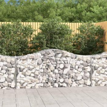 Cestos Gabião em Ferro Galvanizado 10pcs 200x50x80/100cm