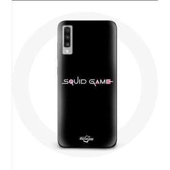 Black Background Squid Game Case for Samsung Galaxy A50