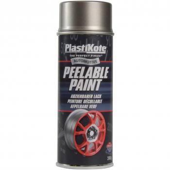 Silver 400 mL Steel Wheel Peelable Paint – Plastikote PKT116008