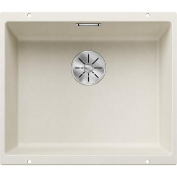 BLANCO Subline 500-U Évier Silgranit blanc doux sans commande de vidange