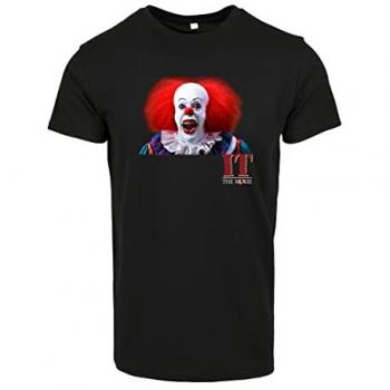 Maglietta a Maniche Corte Pennywise Poster Vintage Nera XS