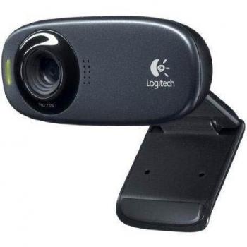 Logitech C310 HD Webcam, 5MP, 1280 x 720 Pixels, USB Connectivity with 1.5m Cable, Black