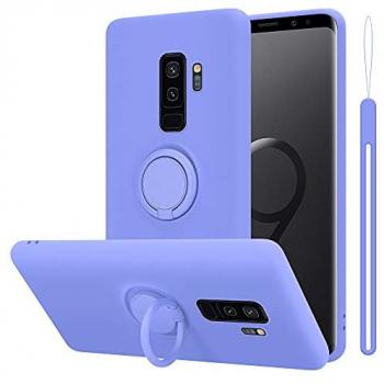 Cadorabo Liquid Ring Cover Viola – S9+
