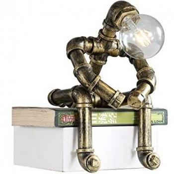 Kaj Hejmo Water Pipe Table Lamp Robot Style