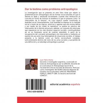 Dar la lástima como problema antropológico: Un análisis sociocultural de la dualidad limosna/lástima como variación del intercambio
