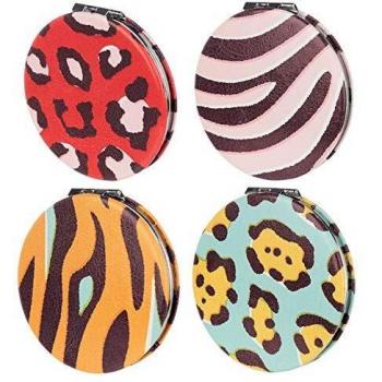 Taschenspiegel mit Tiermuster