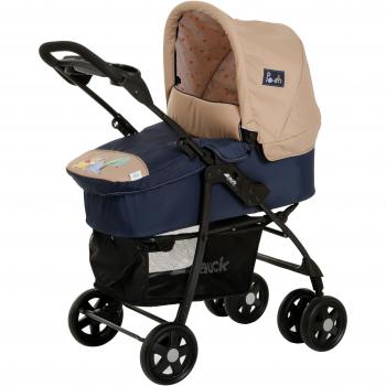 Passeggino Trio Pooh Charm con seggiolino auto e carrozzina morbida