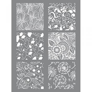 Molde Floral de Arcilla Polimérica 11,4 x 15,3 cm