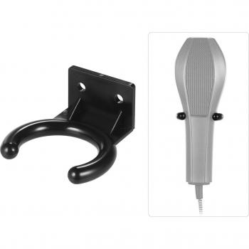 Black Plastic Wireless Microphone Hook